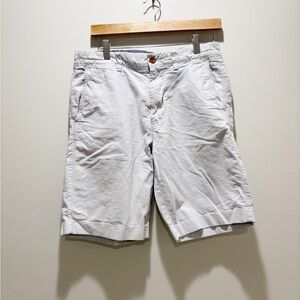 J CREW Men’s Club Short Light Grey Blue Cotton Classic Casual Preppy Size 31